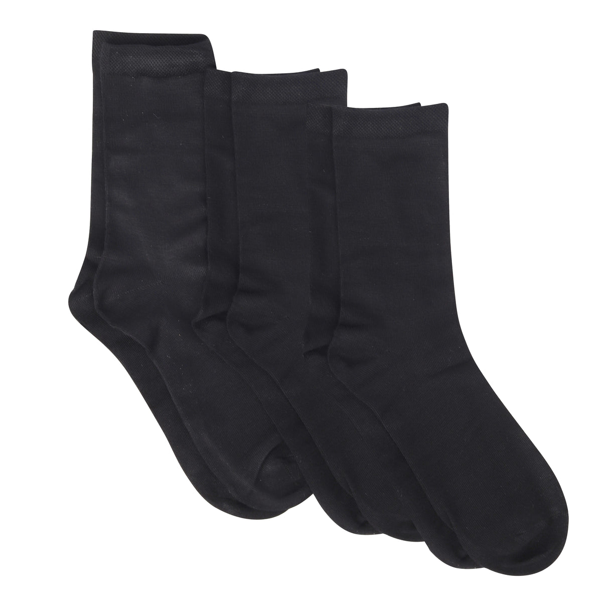 6 PAIRS BAMBOO SUPERSOFT LADIES LUXURY BLACK SOCKS – SOXS AND MORE