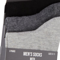 6 PAIRS MENS LOOSE SOFT GRIP TOP COMFORT FIT SOCKS BY SOXS AND MORE