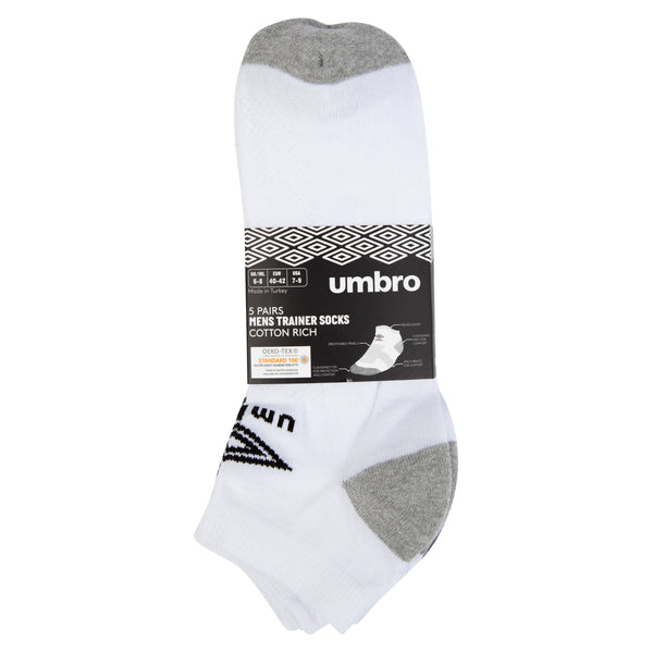 dosis morgen koffer 5 PAIRS UMBRO TRAINER / NO SHOW SOCKS – SOXS AND MORE